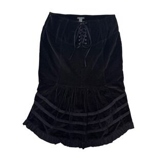 Persaman New York Y2K Corduroy Corset Maxi Skirt Womens Sz 10 Whimsigoth Witchy